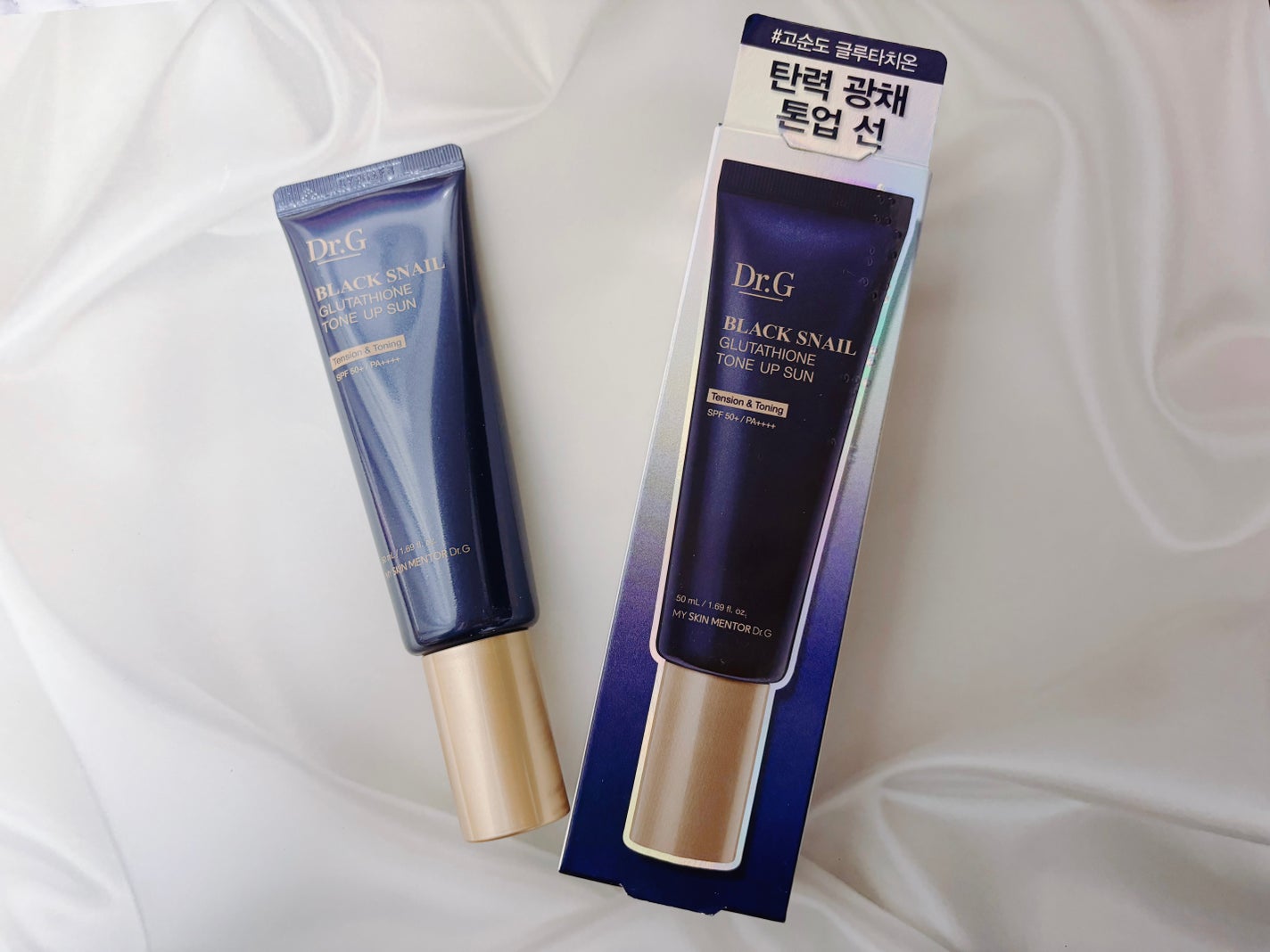 ブラックスネイルグルタチオントーンアップサン/Dr.G/日焼け止めクリームを使ったクチコミ(1枚目)