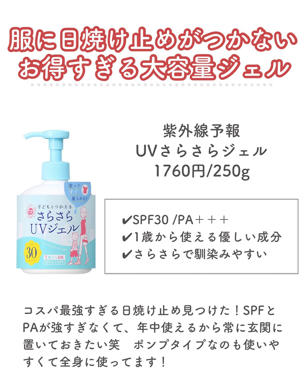 日焼け止めミルク SPF30/無印良品/日焼け止めミルクを使ったクチコミ(8枚目)