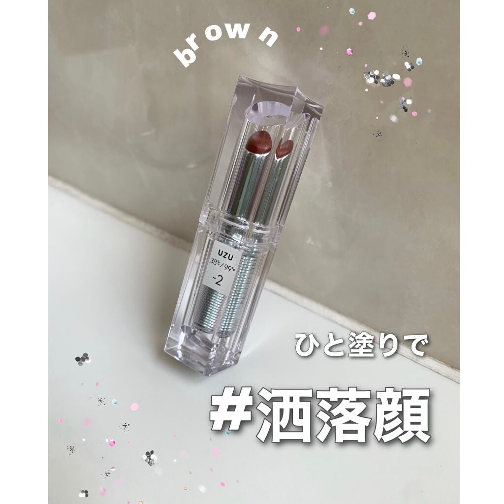 38°C / 99°F Lipstick <TOKYO>/UZU BY FLOWFUSHI/口紅を使ったクチコミ(1枚目)