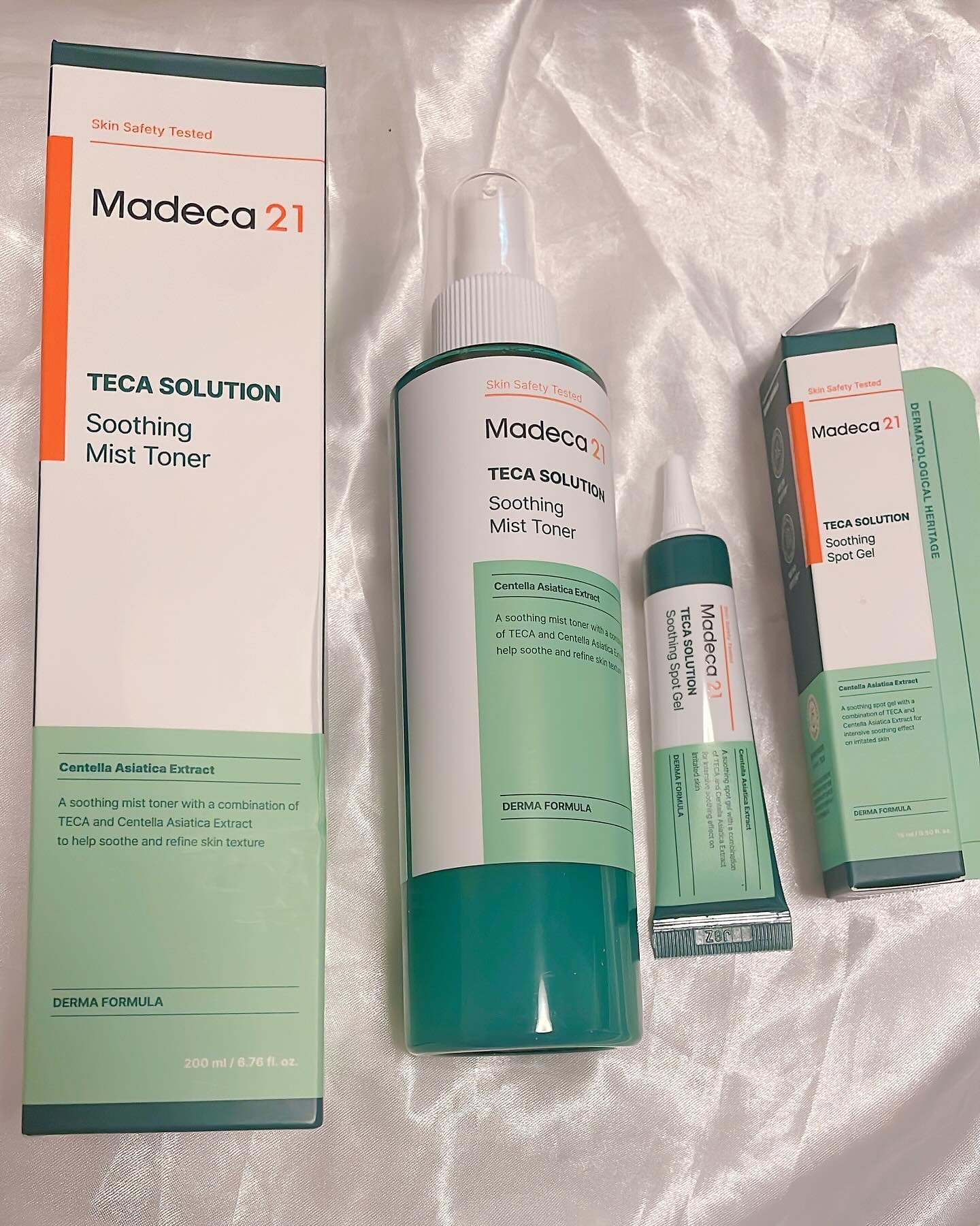 テカソルーションスージングジェル/Madeca21/フェイスクリームを使ったクチコミ（1枚目）