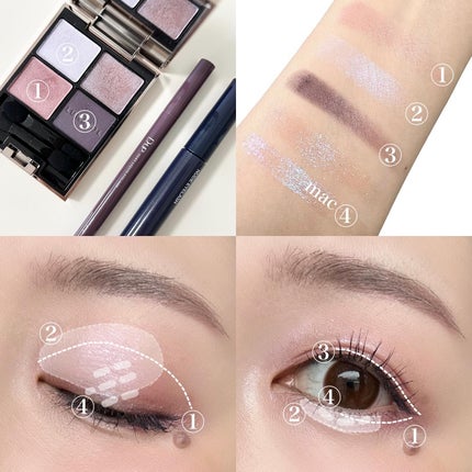 ダズルシャドウ リキッド/M・A・C/リキッドアイシャドウを使ったクチコミ(4枚目)