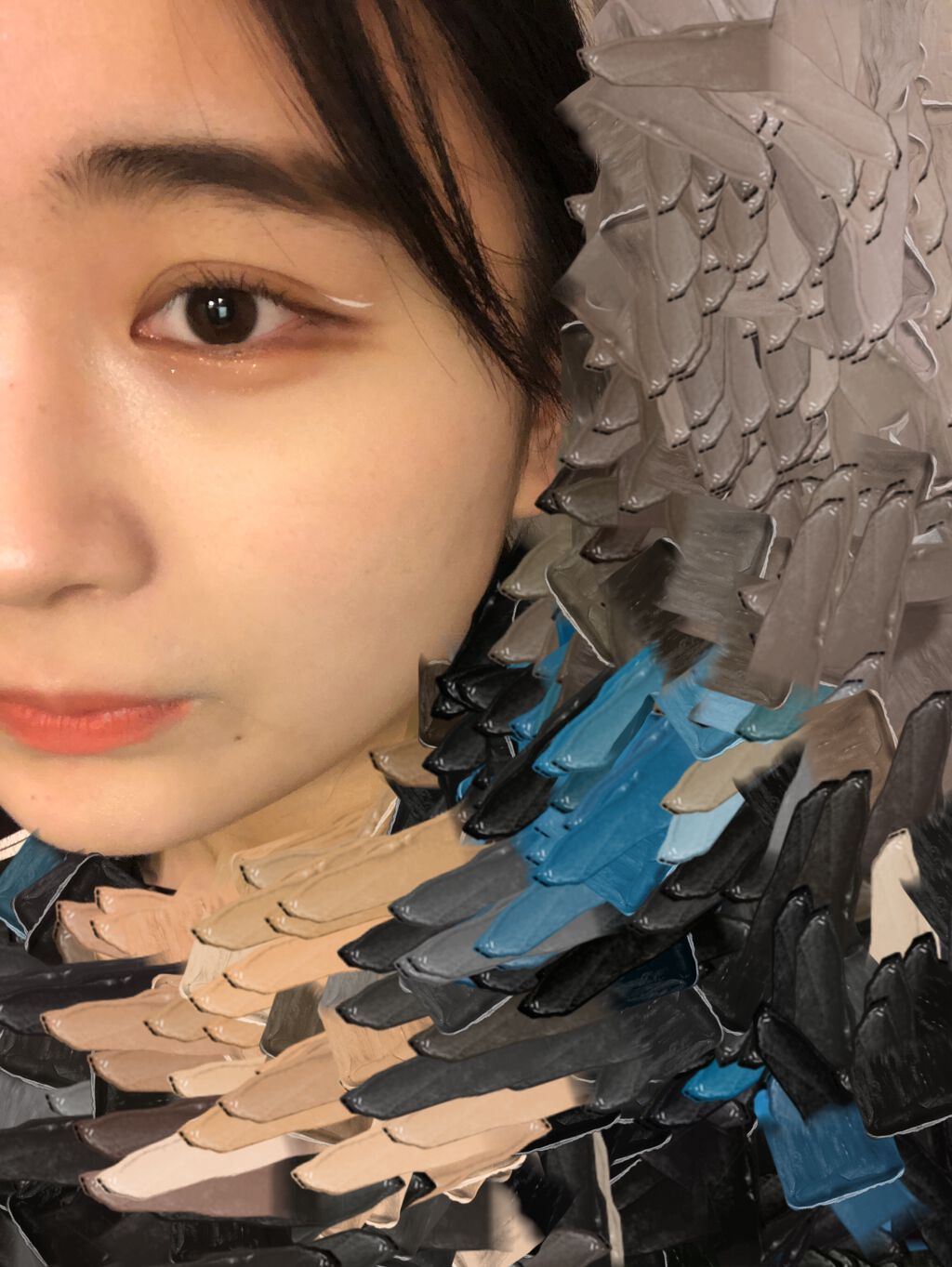 EYE OPENING LINER/UZU BY FLOWFUSHI/リキッドアイライナーを使ったクチコミ（2枚目）