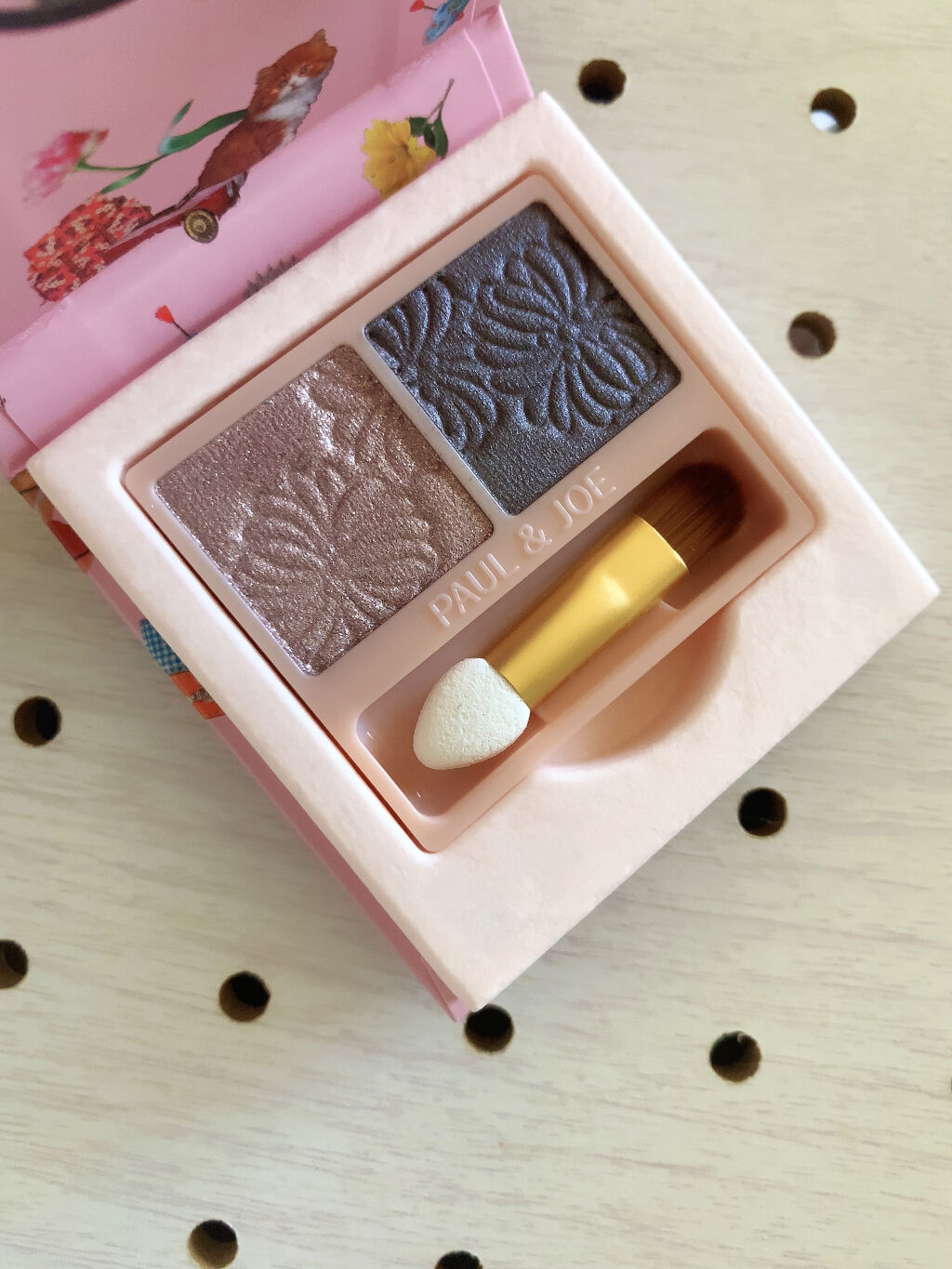 アイカラー デュオ 04 シエル ドゥ ラ ヌイ/PAUL & JOE BEAUTE/アイシャドウパレットを使ったクチコミ（2枚目）