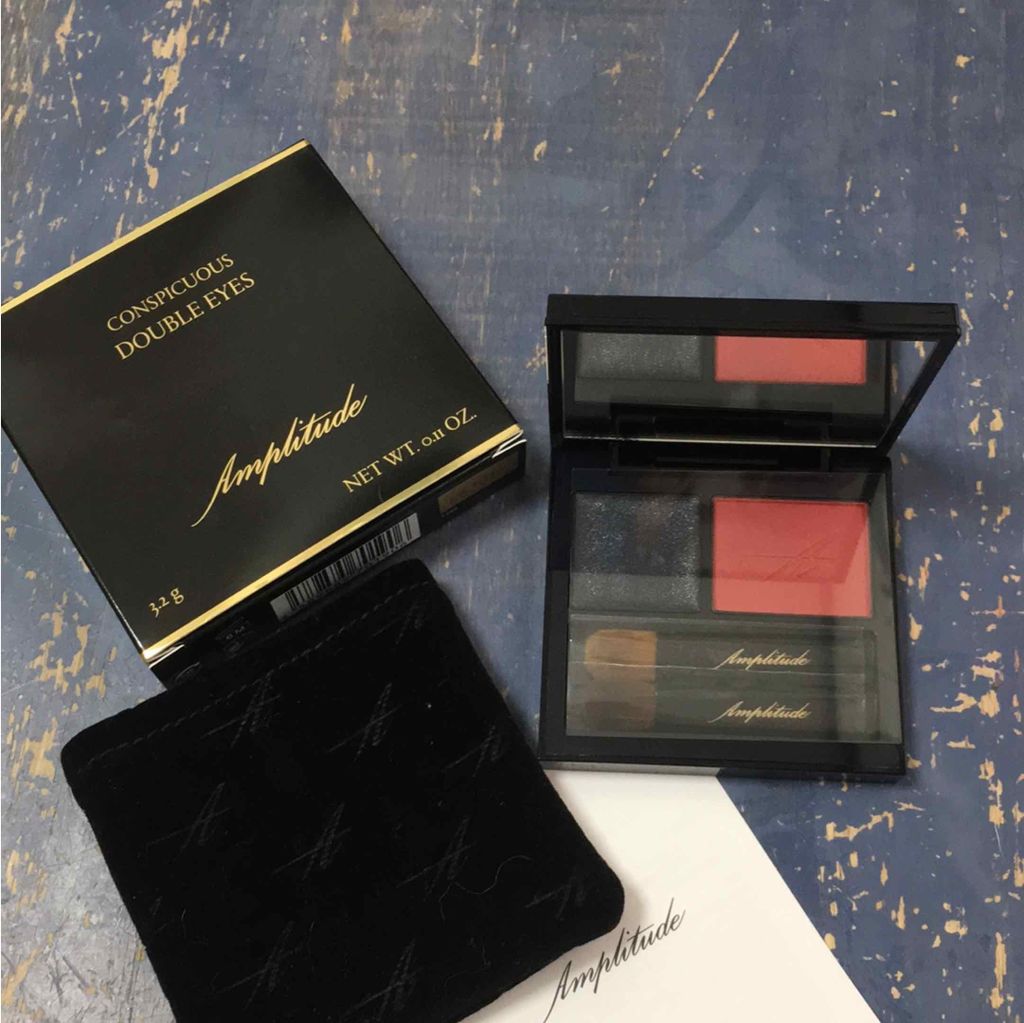 コンスピキュアス ダブルアイズ  01 ボルドー/Amplitude/アイシャドウパレットを使ったクチコミ（1枚目）