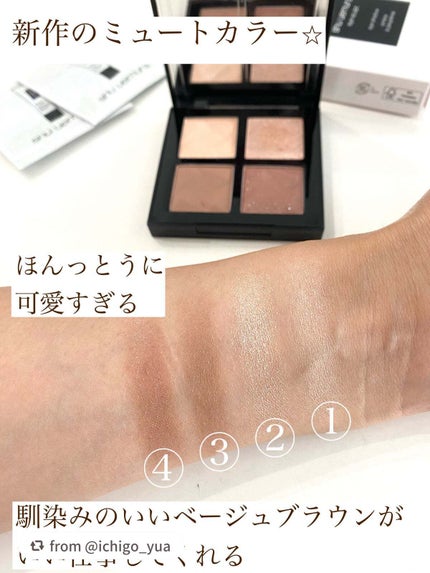 アイスカルプト/shu uemura/アイシャドウパレットを使ったクチコミ(4枚目)