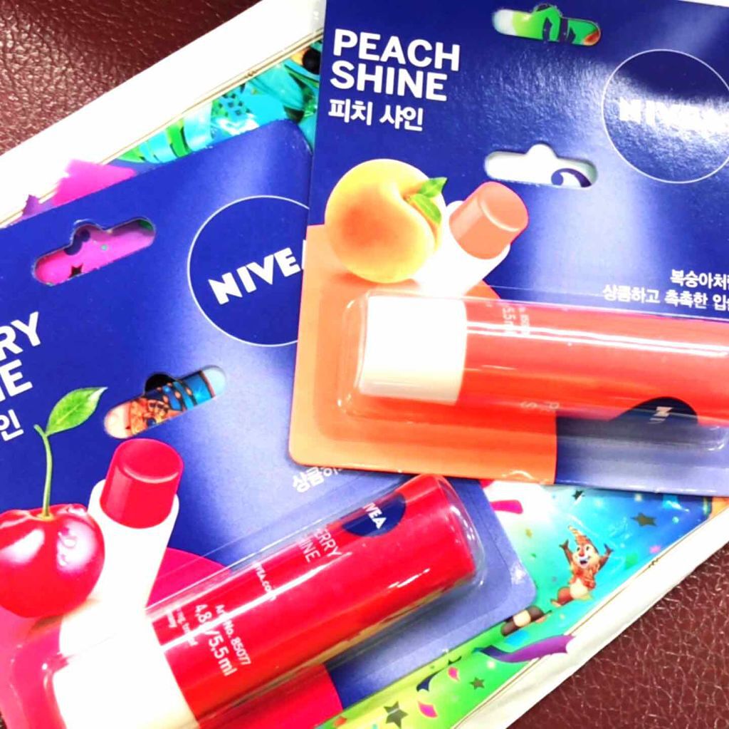 ニベア リップケアシャインシリーズ(韓国限定)/NIVEA(海外)/リップクリームを使ったクチコミ（1枚目）