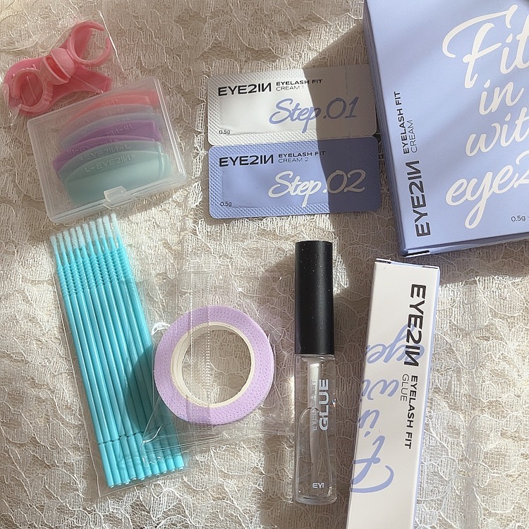 低刺激セルフまつげパーマ9種セット/EYE2IN/その他キットセットを使ったクチコミ（2枚目）