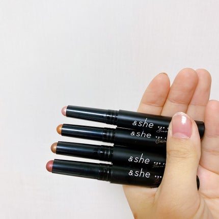 アイルージュ/アンドシー(&she)/スティックアイシャドウを使ったクチコミ(5枚目)