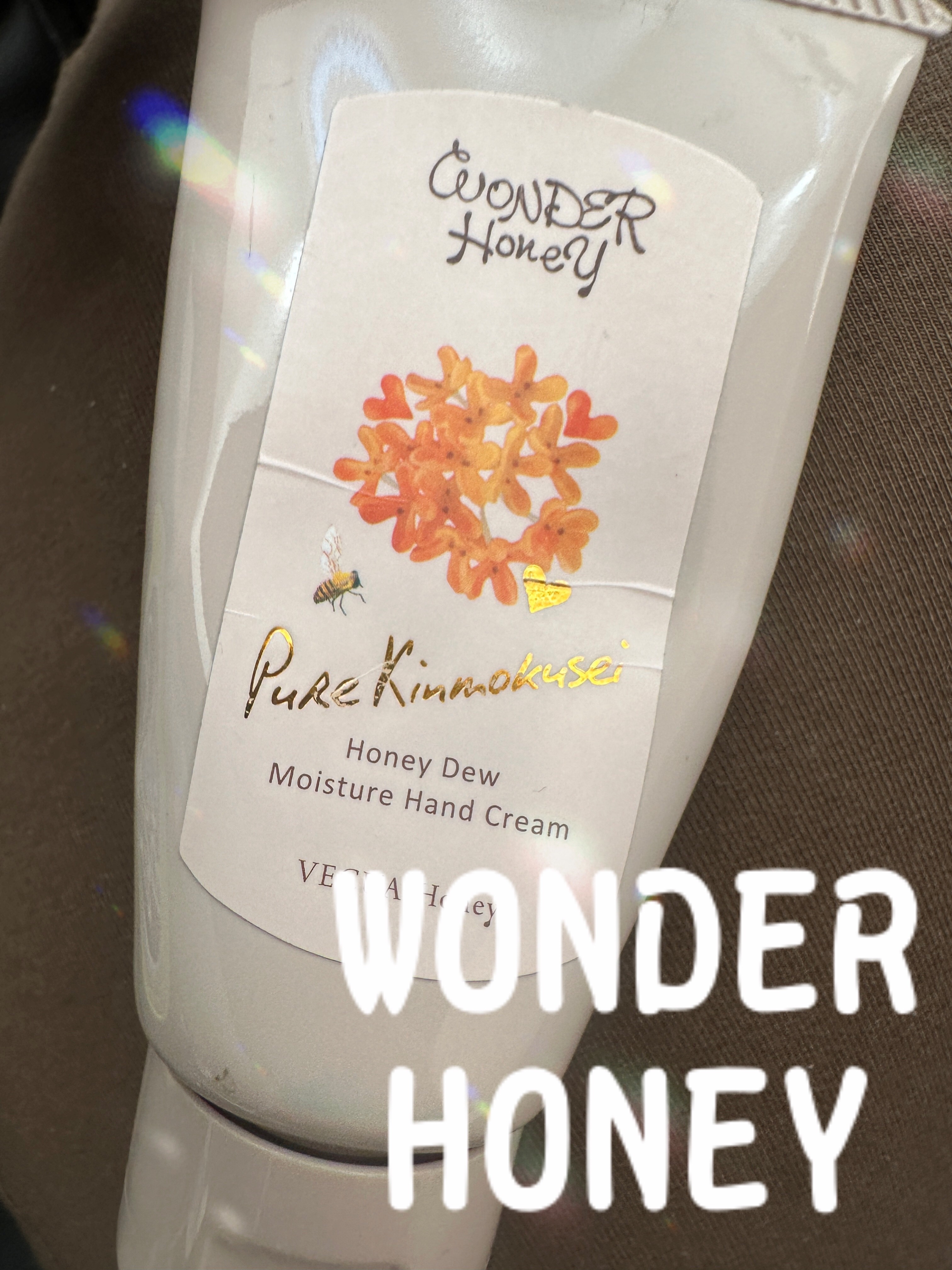 ワンダーハニー とろとろハンドクリーム ピュアキンモクセイ/VECUA Honey/ハンドクリームを使ったクチコミ（1枚目）