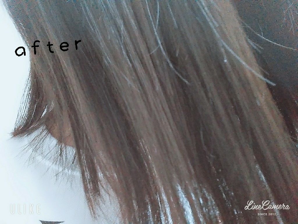 はさんでサラ髪ストレート！ ブロー＆スタイリングコーム/セイワ・プロ/ヘアコームを使ったクチコミ（3枚目）