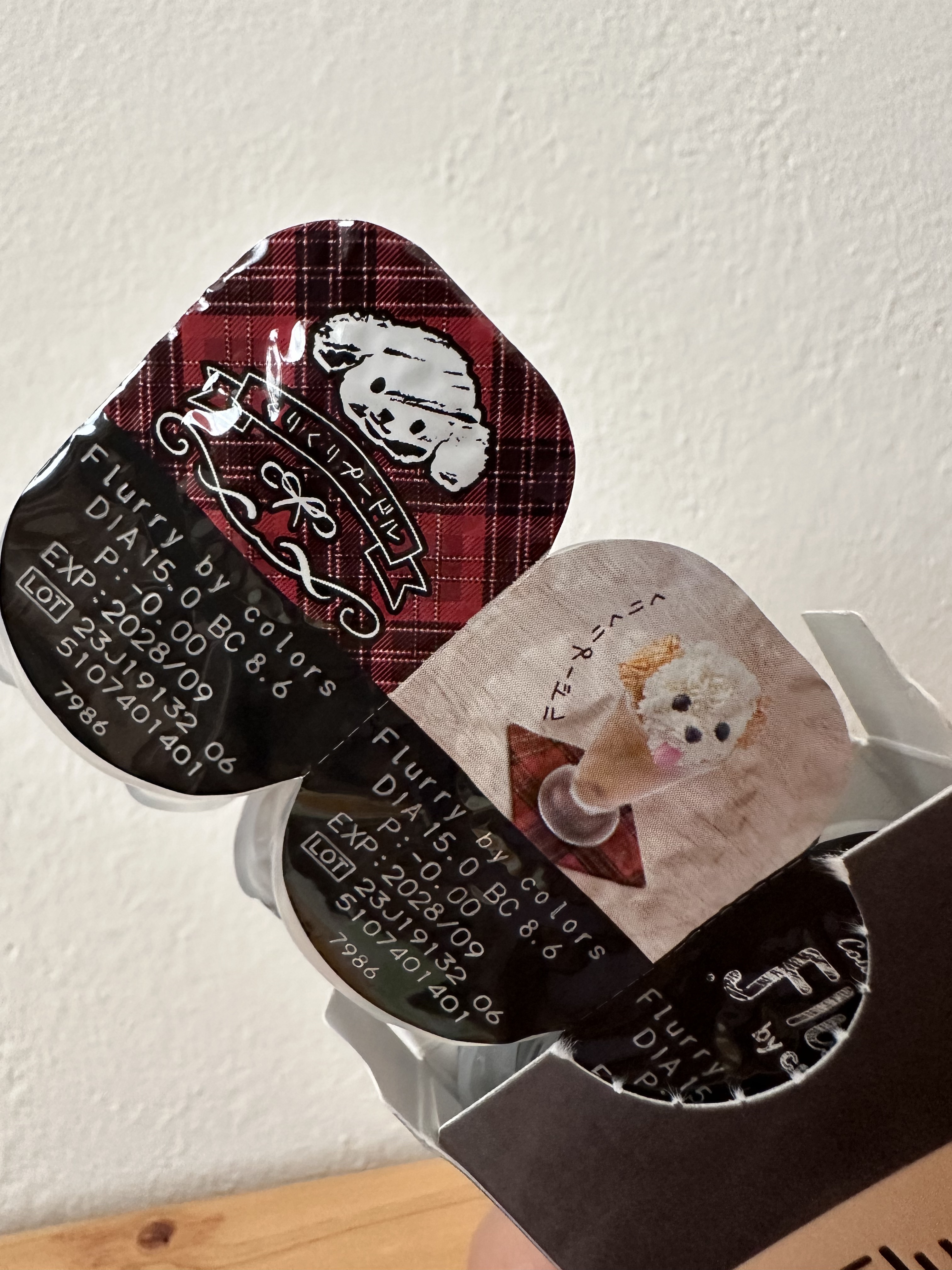 Flurry by colors 1day くりくりプードル/Flurry by colors/ワンデー（１DAY）カラコンを使ったクチコミ（2枚目）