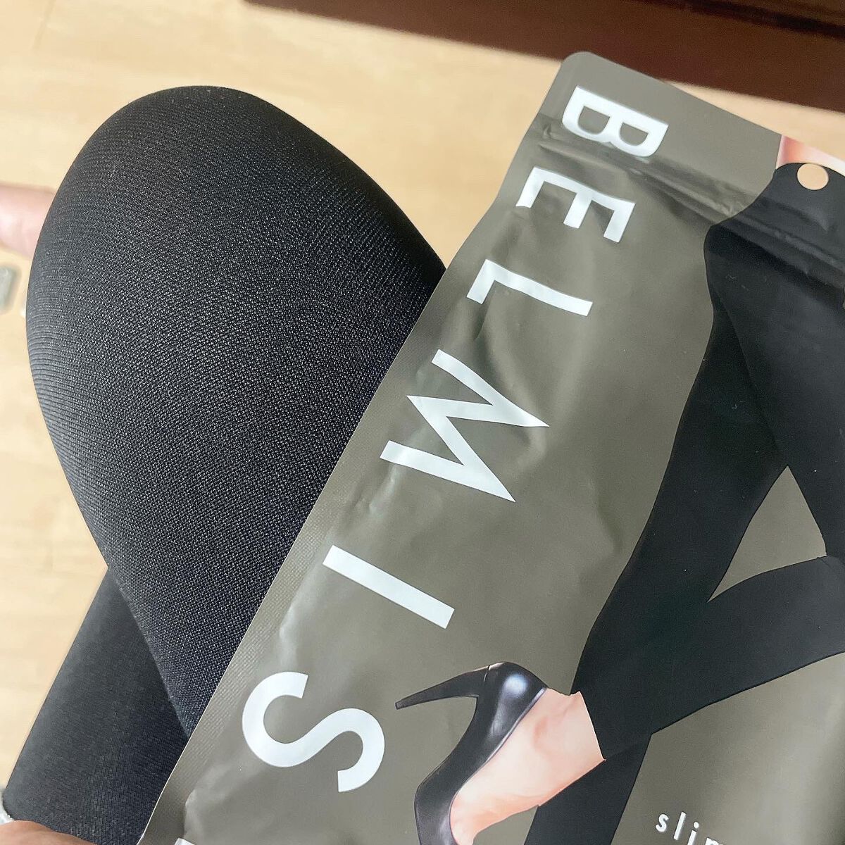 スリムレギンス color+/BELMISE/着圧ソックス・レギンスを使ったクチコミ(3枚目)