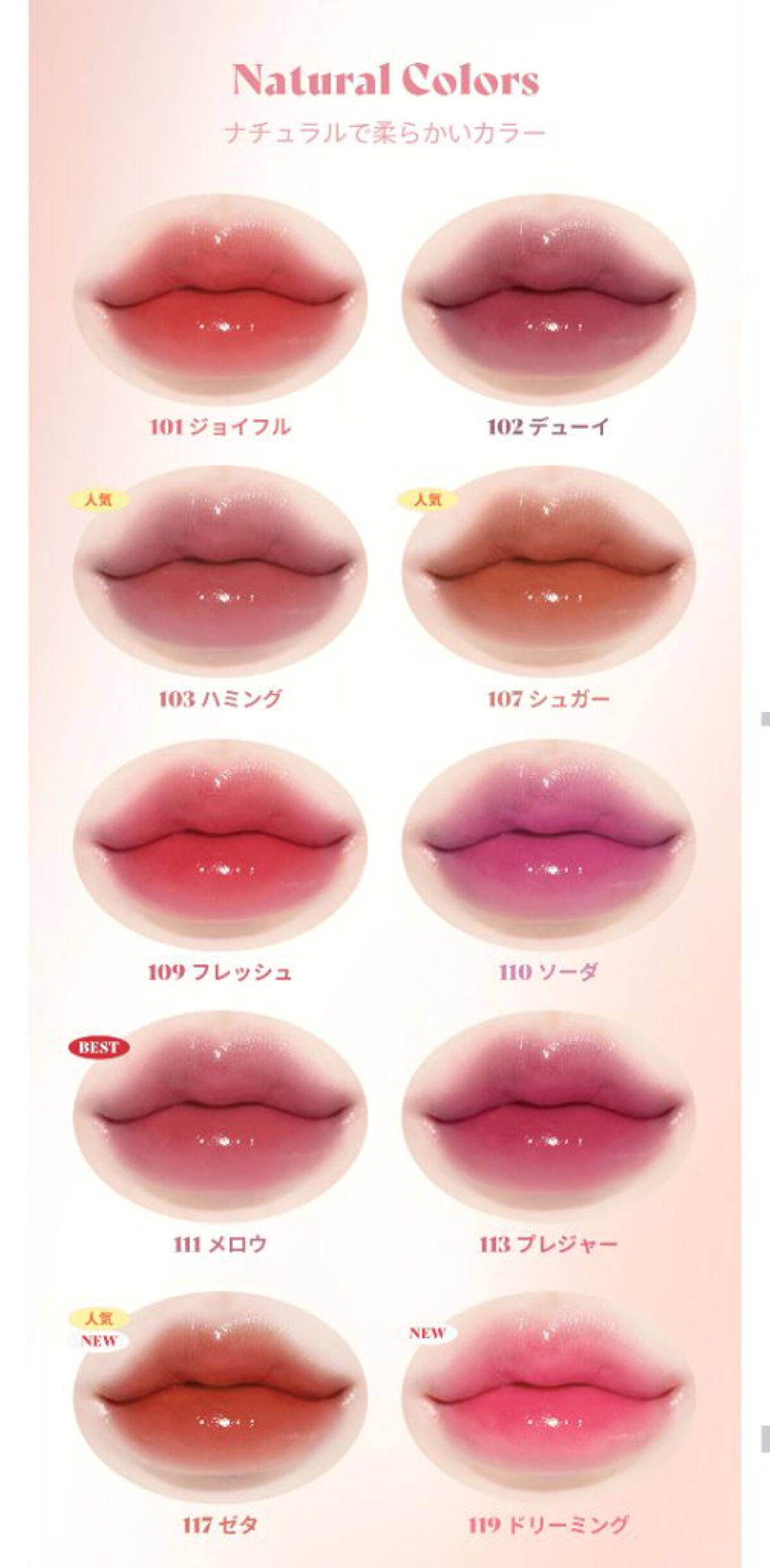 フルーティーグラムティント/Laka/リップティントを使ったクチコミ（3枚目）