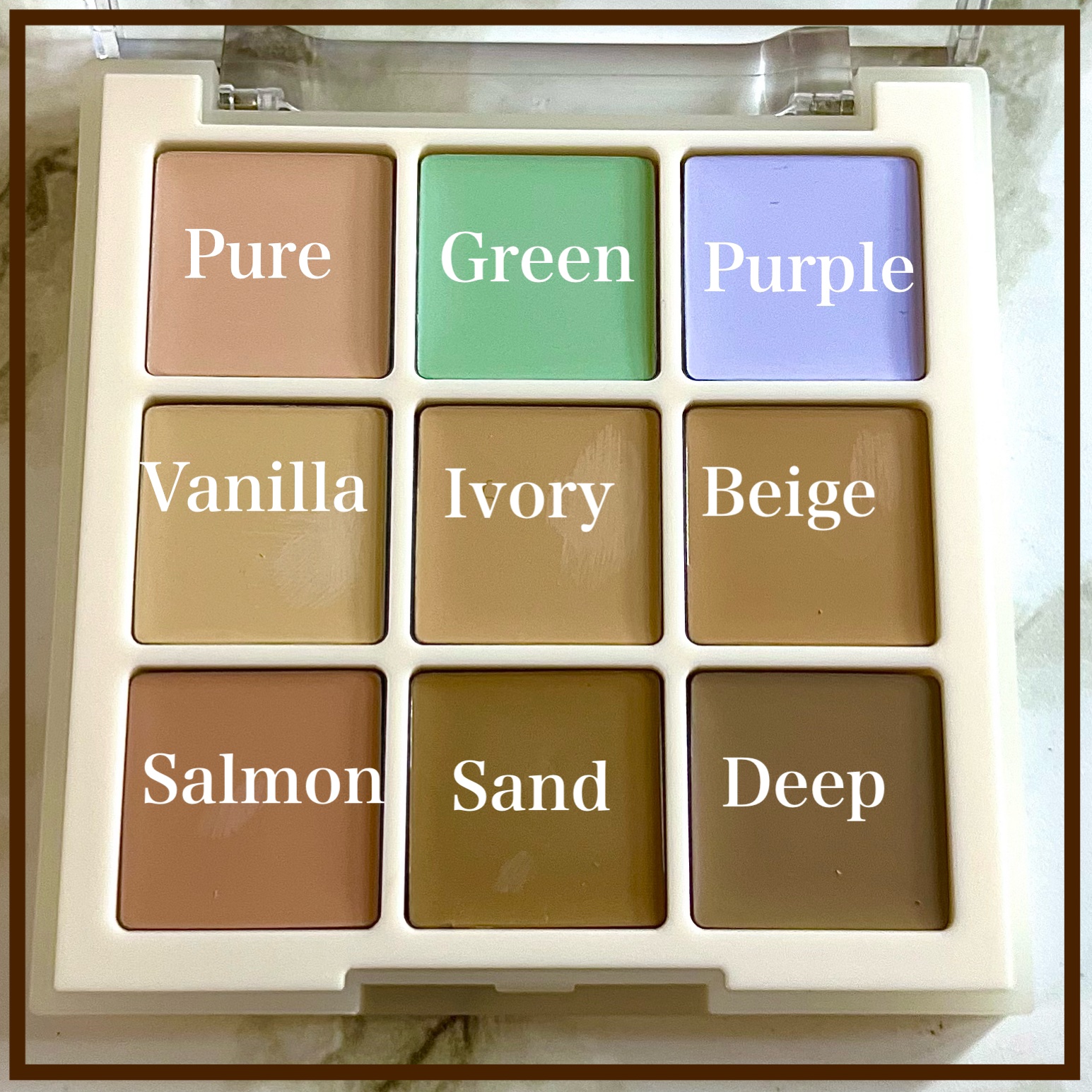 プロコンシーラーパレット/dasique/パレットコンシーラーを使ったクチコミ（2枚目）