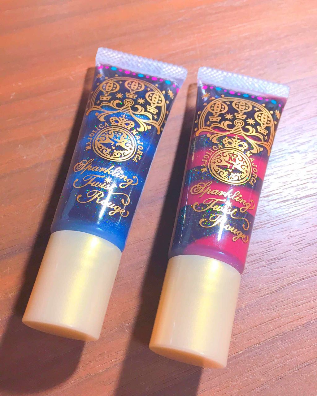 スパークリングツイストルージュ/MAJOLICA MAJORCA/リップグロスを使ったクチコミ（1枚目）