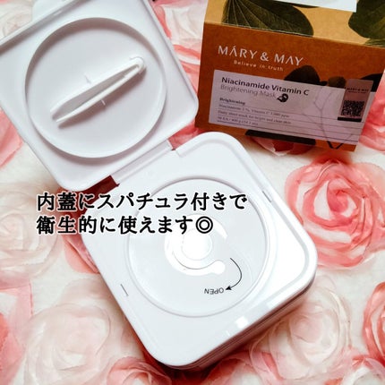 ナイアシンアミドビタミンC ブライトニングマスク/MARY&MAY/シートマスク・パックを使ったクチコミ(2枚目)