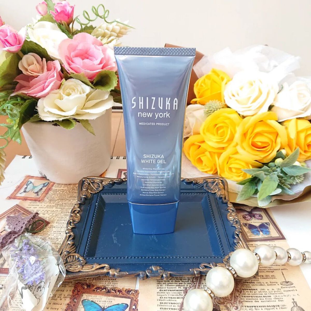 シズカホワイトゲル/Shizuka BY SHIZUKA NEWYORK/オールインワン化粧品を使ったクチコミ（1枚目）