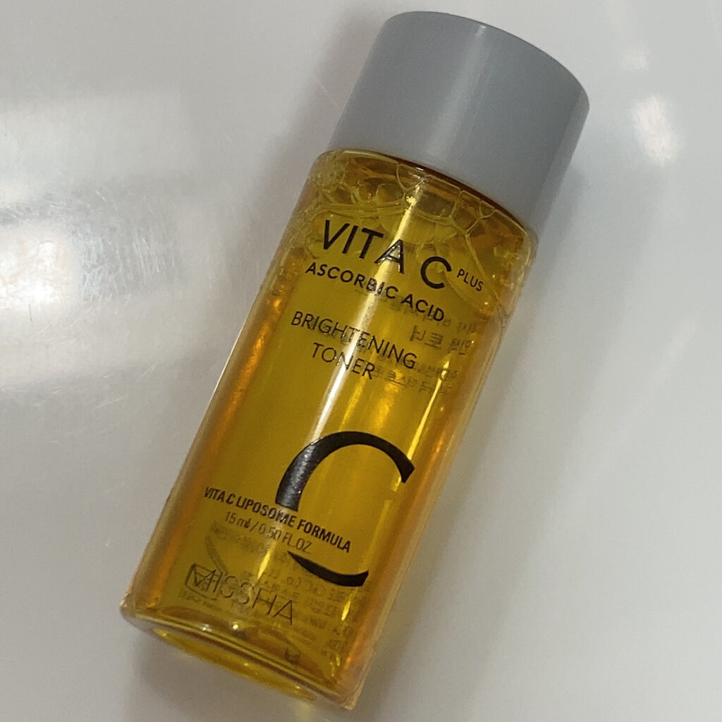 ビタ C プラスブライトニングトナー【韓国発売品】/MISSHA/化粧水を使ったクチコミ（3枚目）