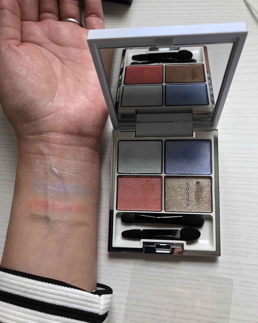 デザイニング カラー アイズ/SUQQU/アイシャドウパレットを使ったクチコミ(2枚目)