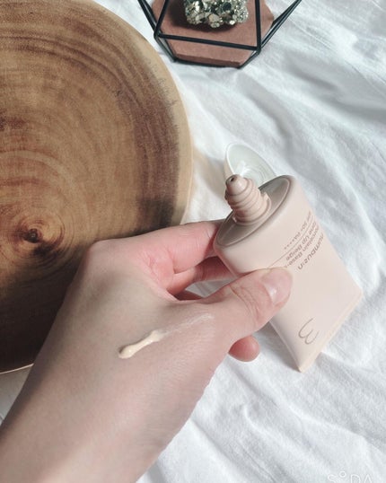 3番 ノーファンデ陶器肌トーンアップクリーム/numbuzin/化粧下地を使ったクチコミ(3枚目)