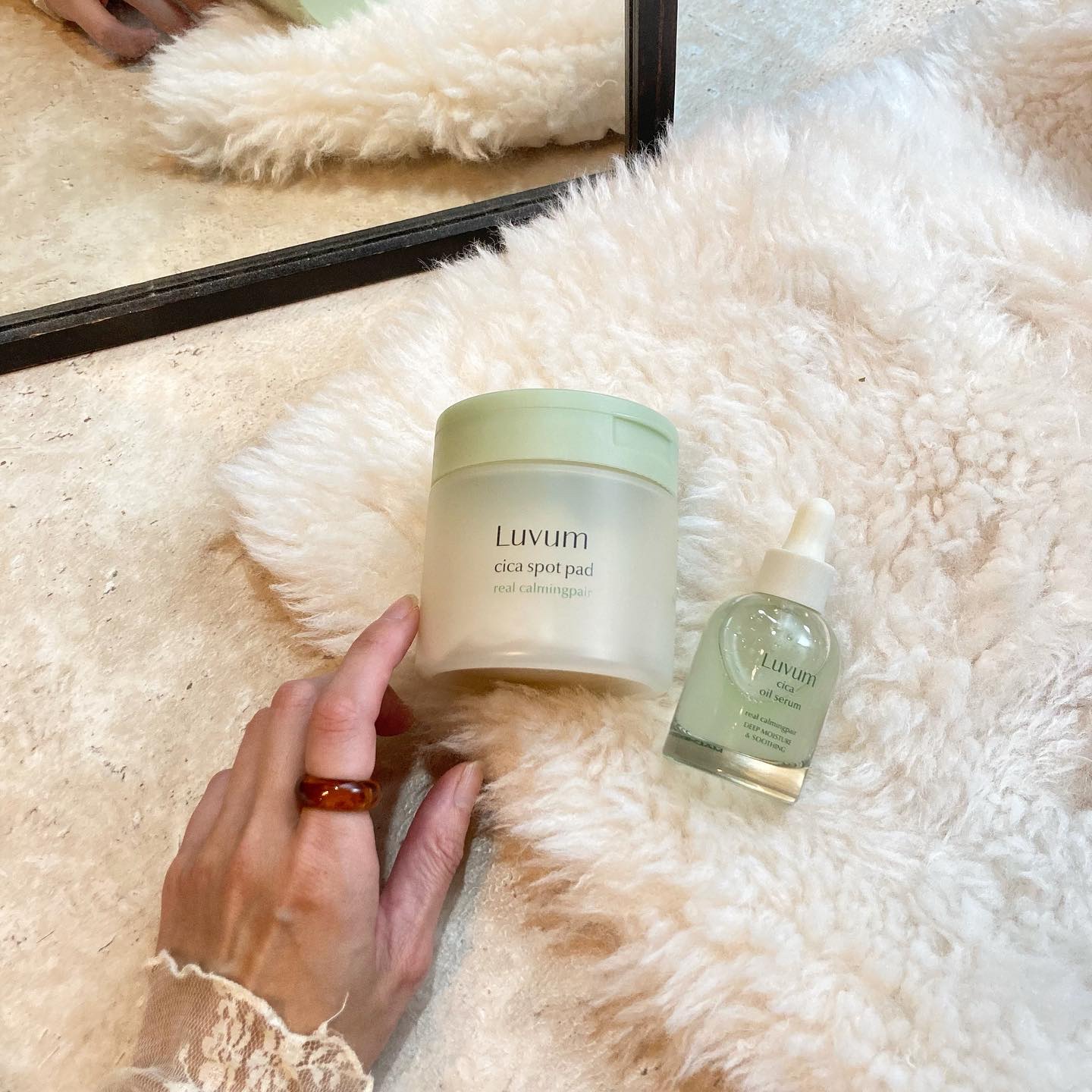 カーミングリペア若葉のシカスポットパッド/Luvum/トナーパッドを使ったクチコミ（1枚目）