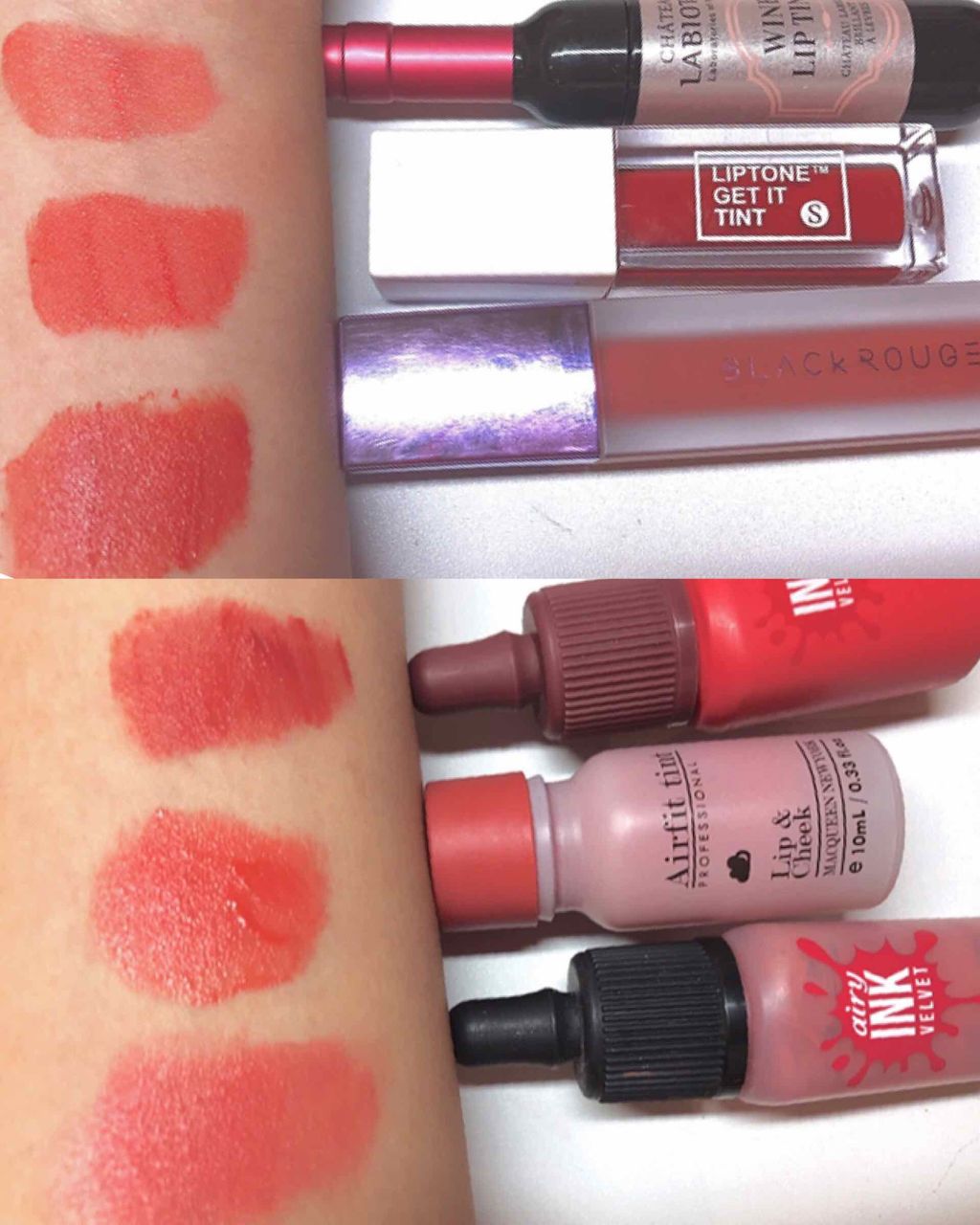 エアフィットクッションティント/MACQUEEN NEWYORK/リップティントを使ったクチコミ（2枚目）