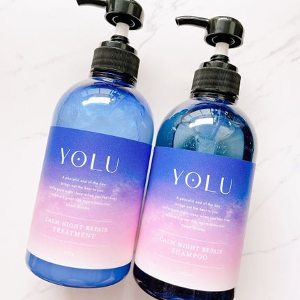 カームナイトリペアシャンプー/トリートメント/YOLU/市販シャンプーを使ったクチコミ(1枚目)