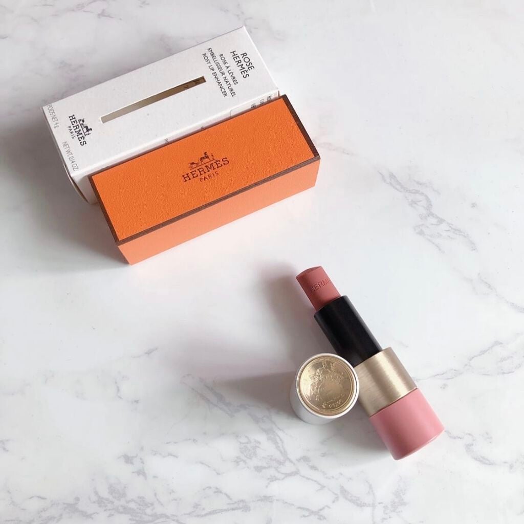 ローズ・エルメス ローズ ア レーヴル/エルメス/口紅を使ったクチコミ(2枚目)