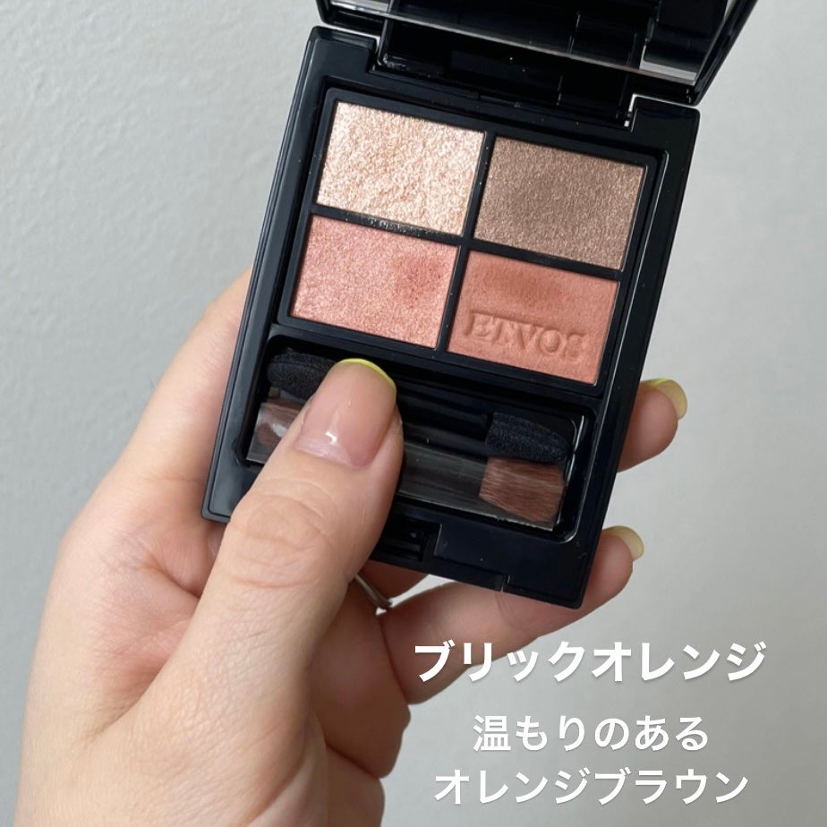 ミネラルクラッシィシャドー/エトヴォス/アイシャドウパレットを使ったクチコミ(3枚目)