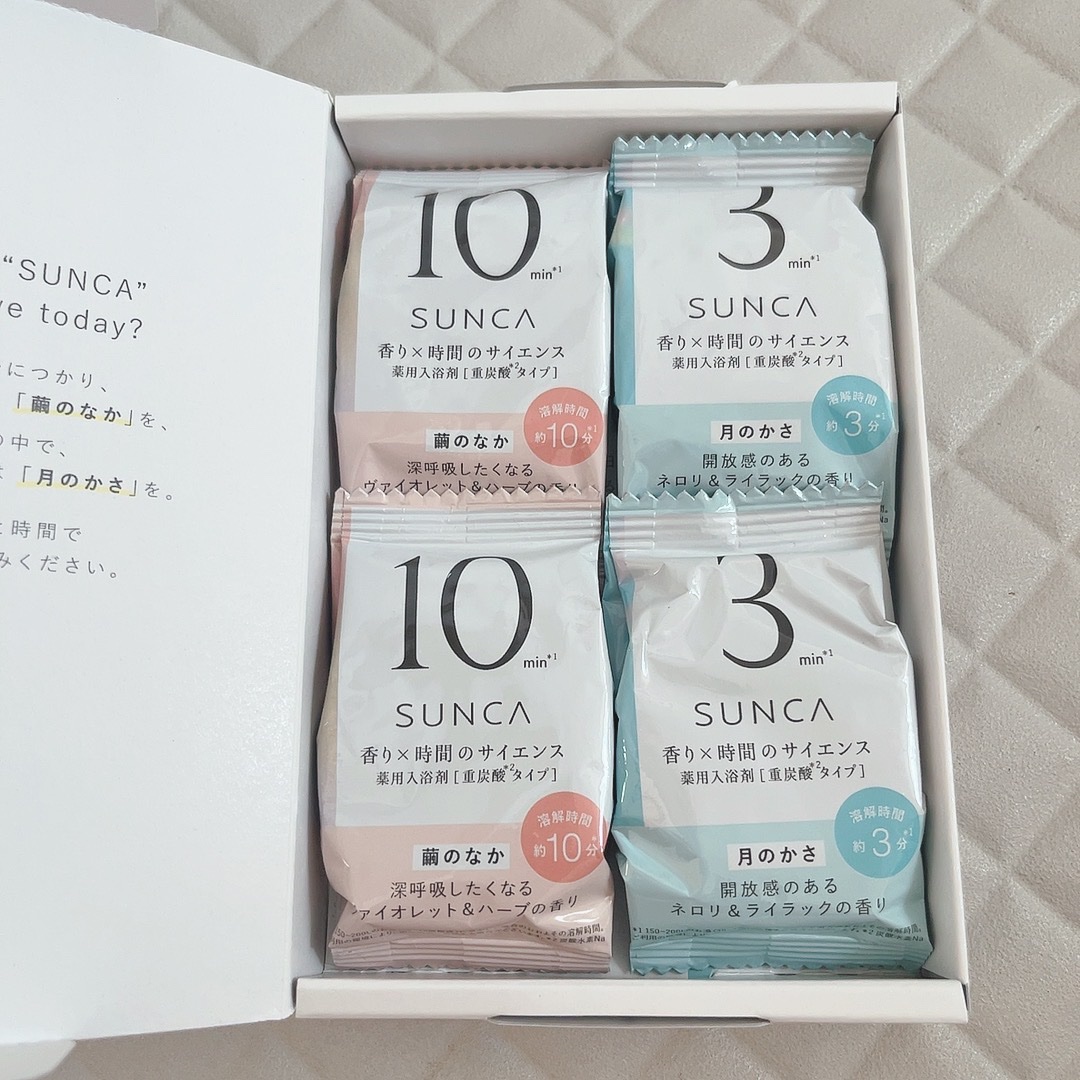 [医薬部外品] SUNCA 入浴剤 アソート/SUNCA/炭酸系入浴剤を使ったクチコミ（2枚目）