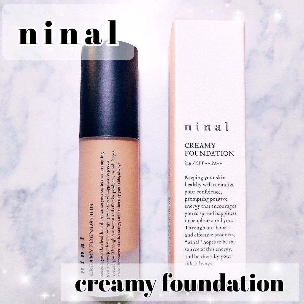ninal クリーミィファンデーション/ninal/クリーム・エマルジョンファンデーションを使ったクチコミ(1枚目)