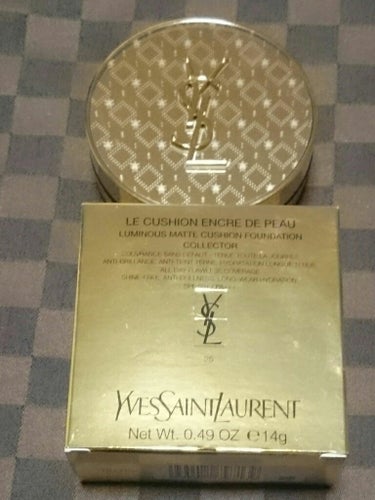 アンクル ド ポー マーブル エッセンス クリームパクト B25/YVES SAINT LAURENT BEAUTE/クッションファンデーションを使ったクチコミ（1枚目）