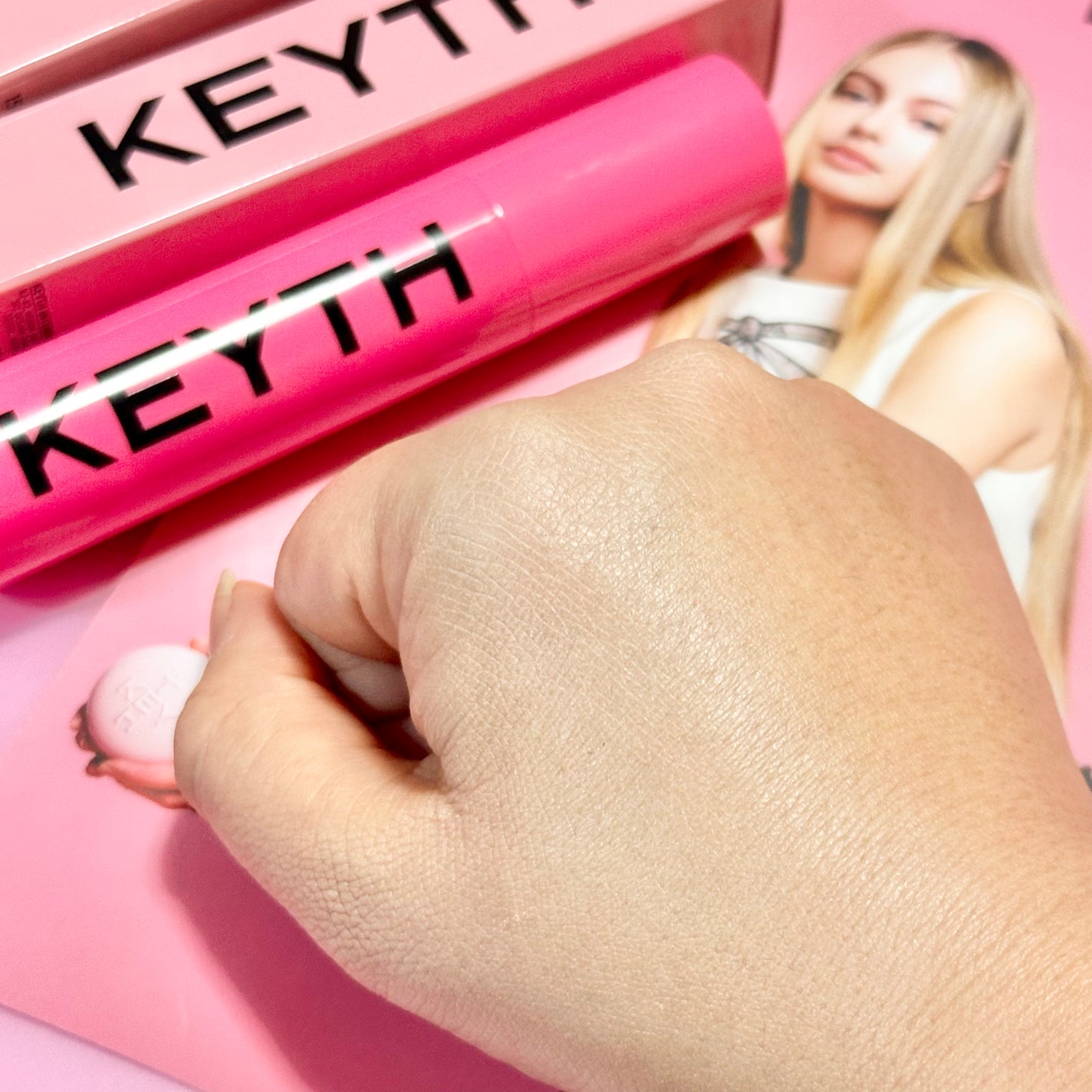 ピンクフラワートーンアッププライマー/KEYTH/化粧下地を使ったクチコミ(3枚目)