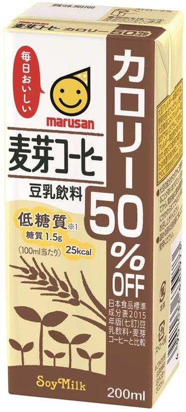 マルサンアイ 豆乳飲料麦芽コーヒーカロリー50%OFF