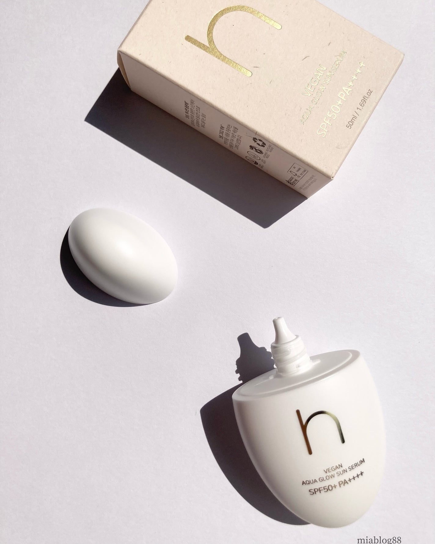 ヴィーガンアクアグロウサンセラム/HAMEL/日焼け止めローションを使ったクチコミ(6枚目)