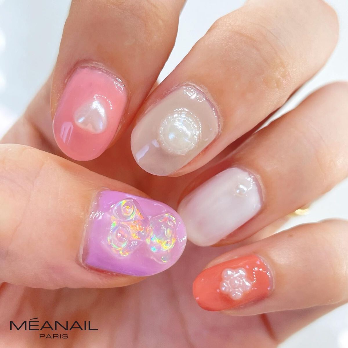 ジェルネイル(ライト対応)/セリア/ジェルネイルを使ったクチコミ(1枚目)