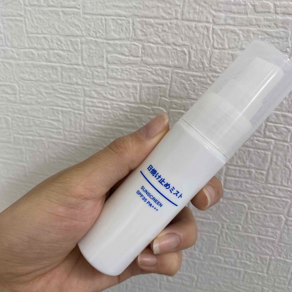 日焼け止めミスト SPF35 PA+++/無印良品/日焼け止めミスト・スプレーを使ったクチコミ（1枚目）