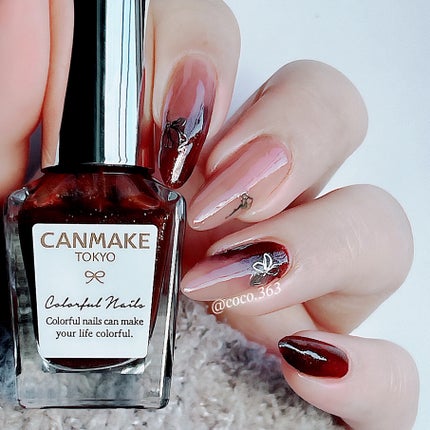 カラフルネイルズ/キャンメイク/マニキュアを使ったクチコミ(4枚目)