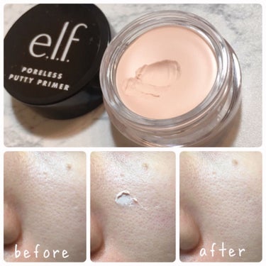 e.l.f. Cosmetics ポアレス パテ プライマーのクチコミ「e.l.fのporeless putty primerのミニサイズのレビューです。

写真の通.....」（2枚目）