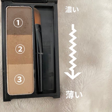 UR GLAM EYEBROW POWDER/U R GLAM/パウダーアイブロウを使ったクチコミ(3枚目)