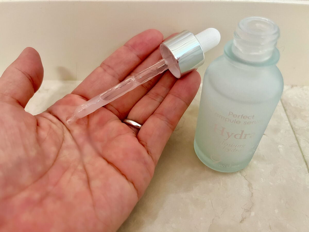 ハイドラアンプルクリーム/9Wishes/フェイスクリームを使ったクチコミ（3枚目）