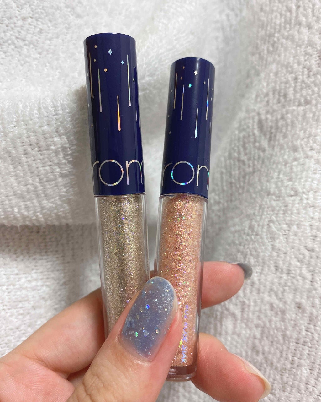 リキッド グリッター シャドウ/rom&nd/グリッターを使ったクチコミ(1枚目)