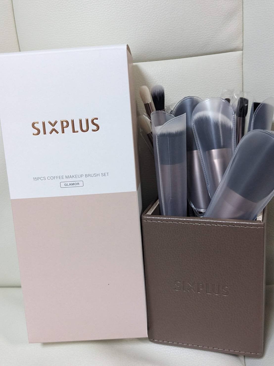 15本メイクブラシセット/SIXPLUS/メイクブラシを使ったクチコミ(2枚目)