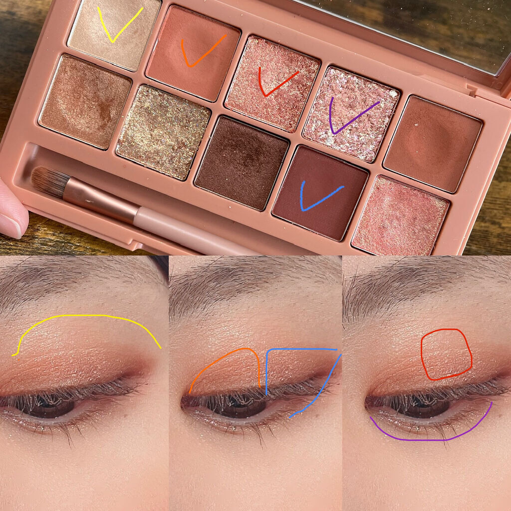 プロ アイ パレット/CLIO/アイシャドウパレットを使ったクチコミ（3枚目）