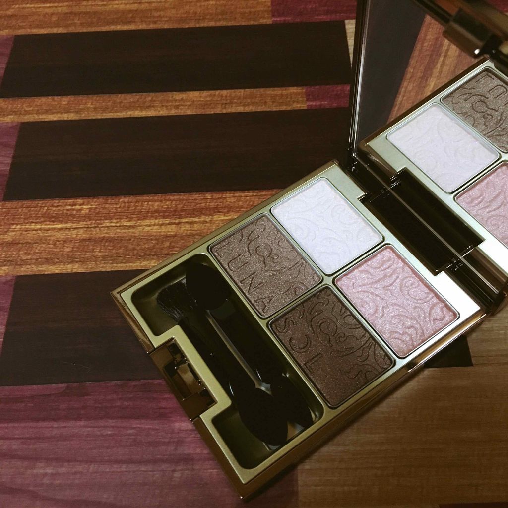グレイスコントラスティングアイズ 02 Romantic Pink/LUNASOL/アイシャドウパレットを使ったクチコミ（3枚目）