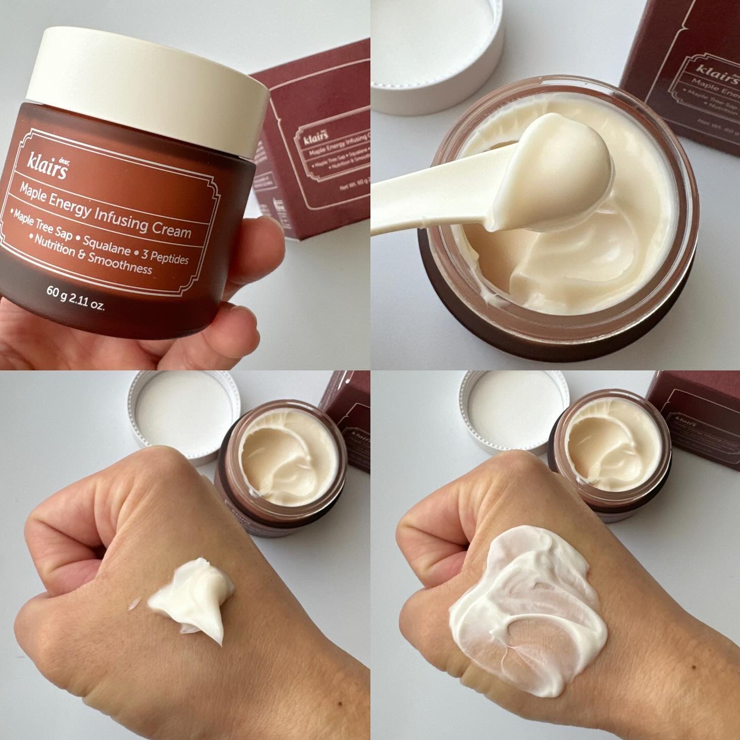 メープルエナジーインフュージングクリーム/Klairs/フェイスクリームを使ったクチコミ（3枚目）