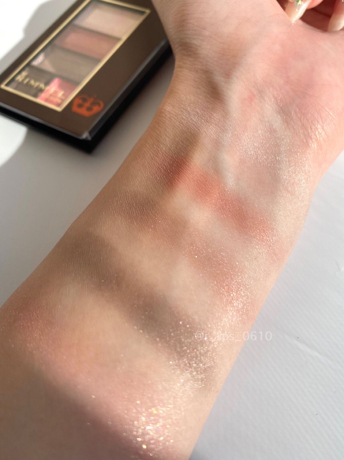 ショコラスウィート アイズ/リンメル ロンドン/アイシャドウパレットを使ったクチコミ(2枚目)