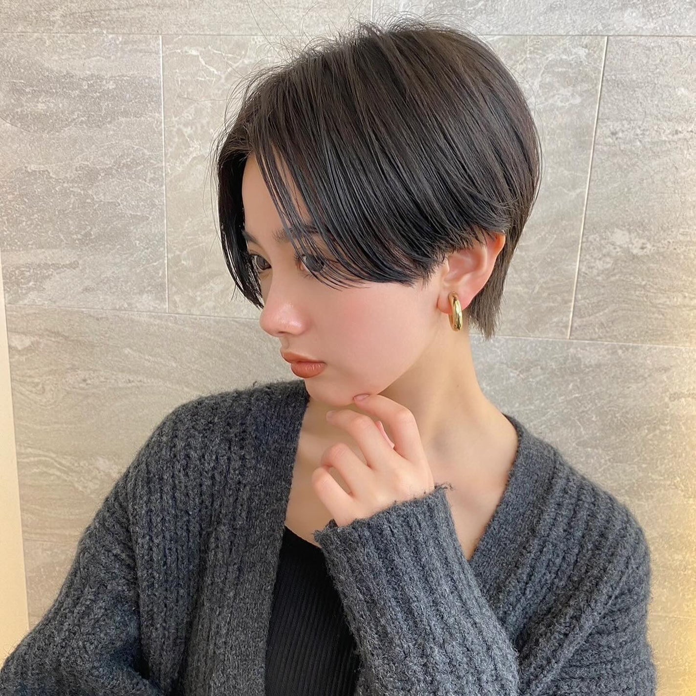 lond soleil 山本樹理 on LIPS 「大人かっこいいハンサムショート❣️@juuuuri89←ご予約..」(3枚目)