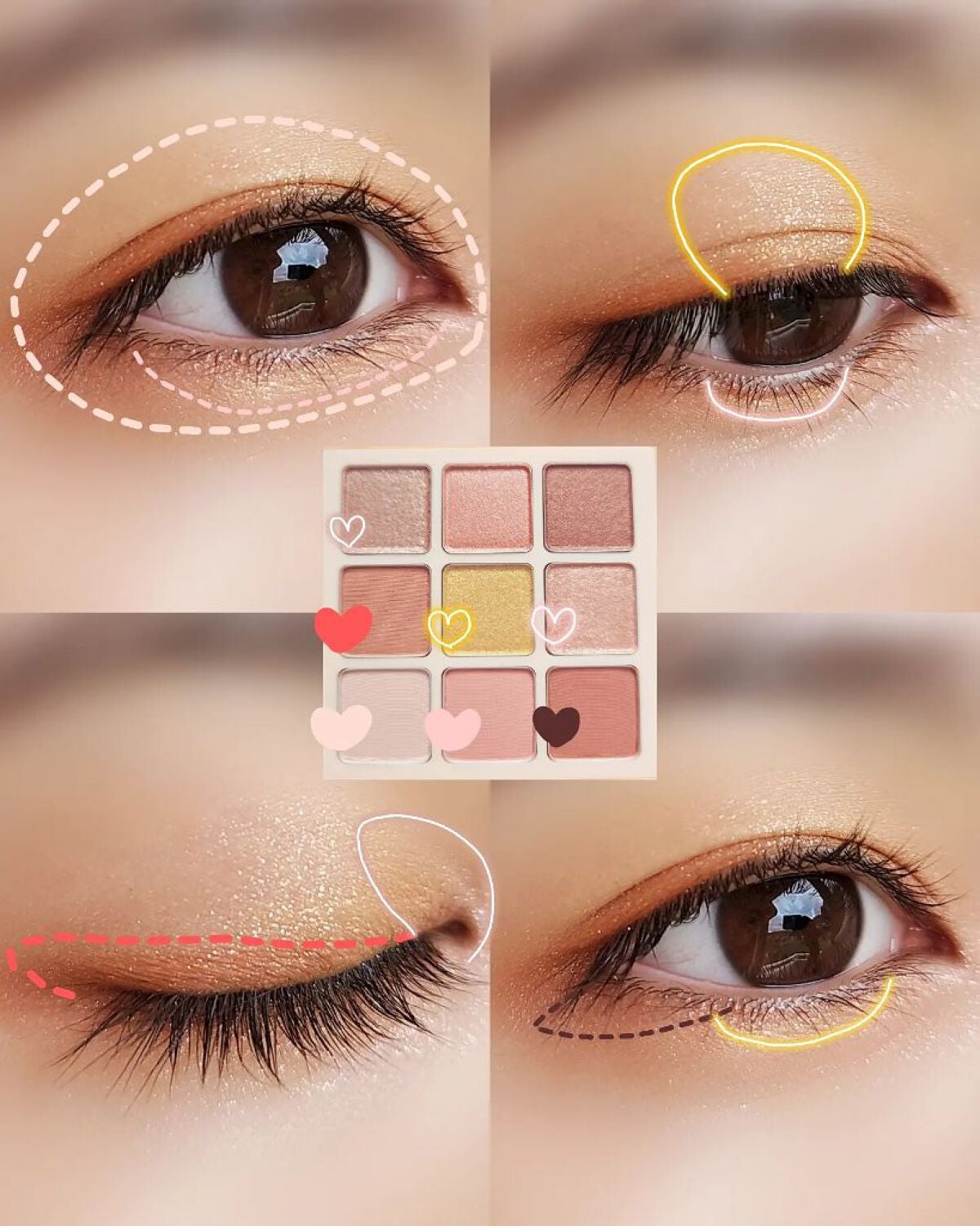 マテリアルカラーパレット/leur charme/アイシャドウパレットを使ったクチコミ(5枚目)