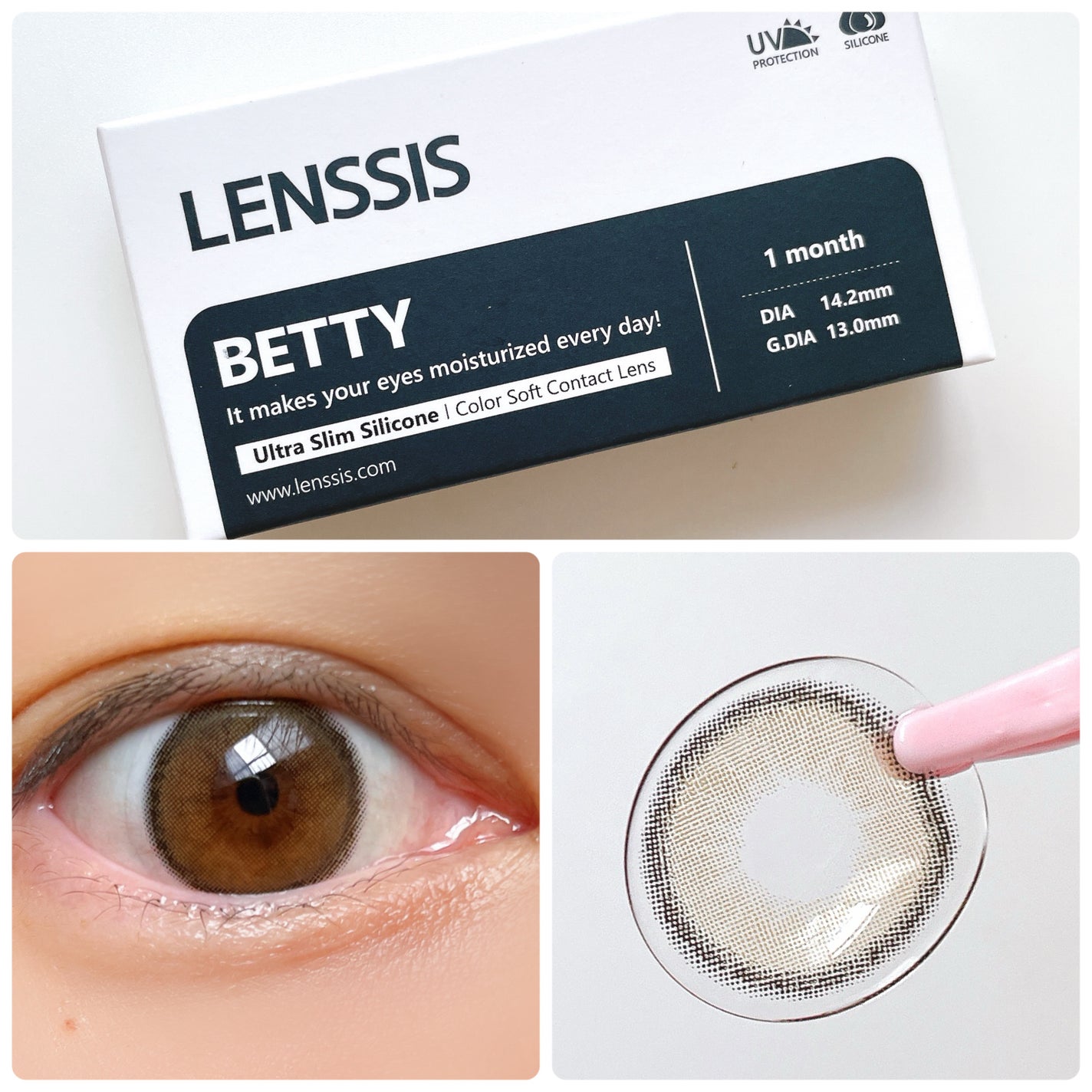 ベティーシリーズ/LENSSIS/カラーコンタクトレンズを使ったクチコミ(1枚目)